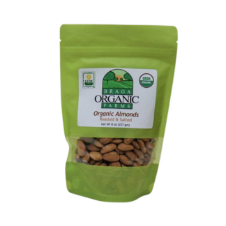 Nuts, Almonds, Roasted & Salted, 8 oz.