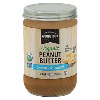 Peanut Butter, Creamy and Salted, 16oz glass jar