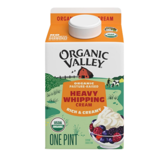 Heavy Whipping Cream, Organic Valley - 16 oz