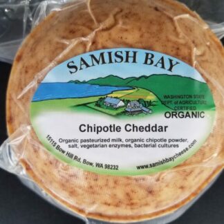 Samish Bay Cheese, Chipotle Cheddar - Baby Wheel