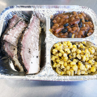 TV Dinner - Brisket, Corn, Pit Beans