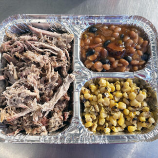 TV Dinner - Pulled Pork, Pit Beans, Corn