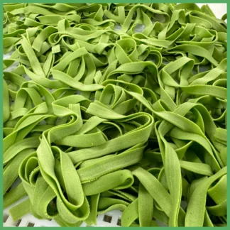 Pasta, Safer-Gluten Spinach Fettuccine - Fresh-Frozen Pasta