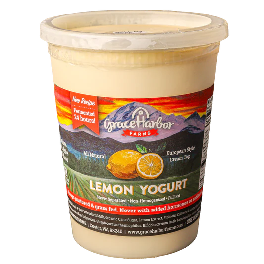 Grace Harbor Farms - Yogurt, Lemon - 32oz