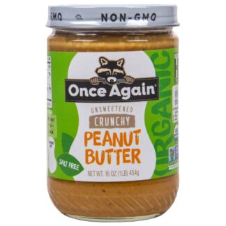 Peanut Butter, Crunchy, No Salt - Once Again