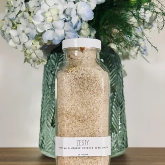 Bath Salt - Zesty (Citrus & Ginger) - 1 lb