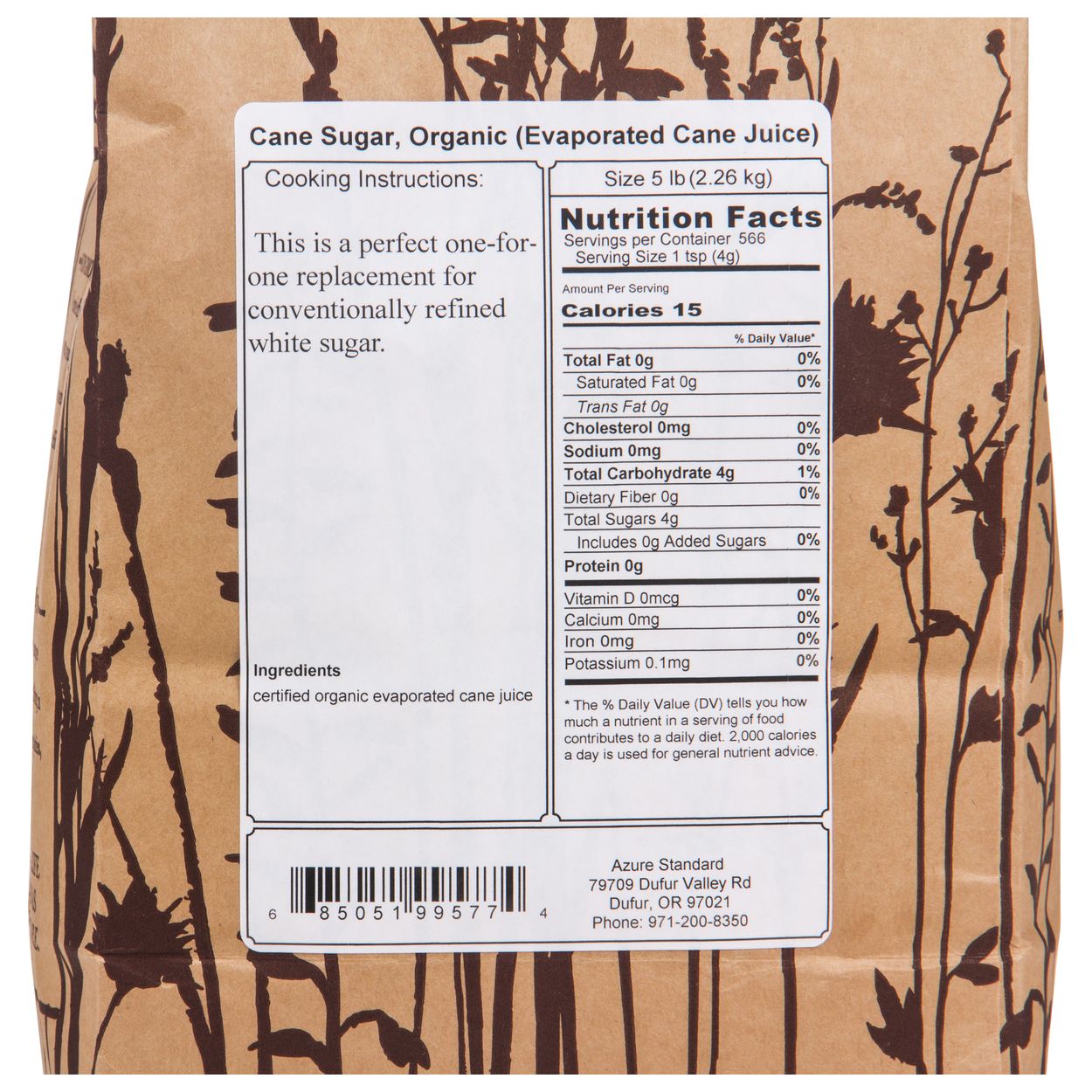 Sugar, Cane - Azure Market Organics - Image 2