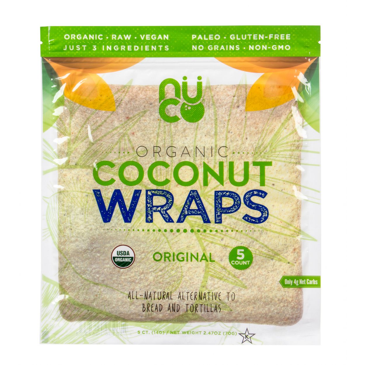 Wraps, Paleo Coconut