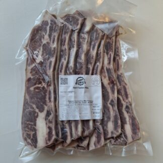 Beef Flanken Ribs (Kalbi Style) - Frozen