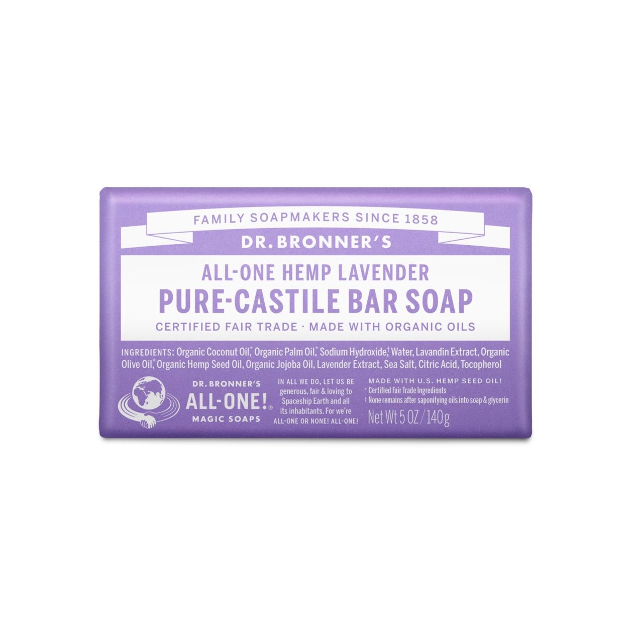 Soap, Lavender Castile - Dr. Bronner's