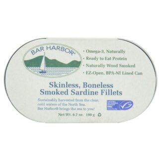 Sardine Fillets, Smoked, Skinless/Boneless