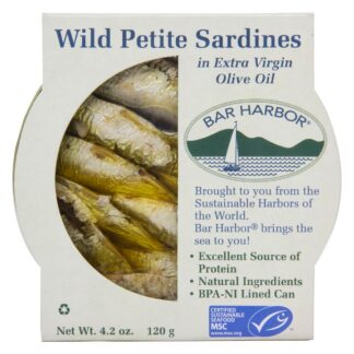 Sardines, Wild Petite in Extra Virgin Olive Oil