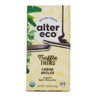 Chocolate Truffle Thins - Crème Brulee - Alter Eco