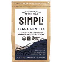 Lentils, Black, Dried