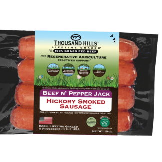 Sausage Links, Pepper Jack - Grass-Fed Beef