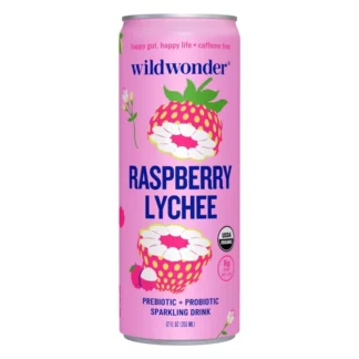 Wild Wonder Sparkling Probiotic Drink - Raspberry Lychee