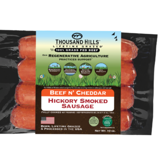 Sausage Links, Beef N' Cheddar - Grass-Fed Beef