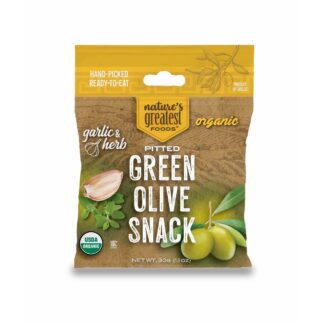 Green Olive Snack - Garlic & Herb