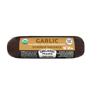 Summer Sausage Roasted Garlic, Organic Prairie {Frozen}